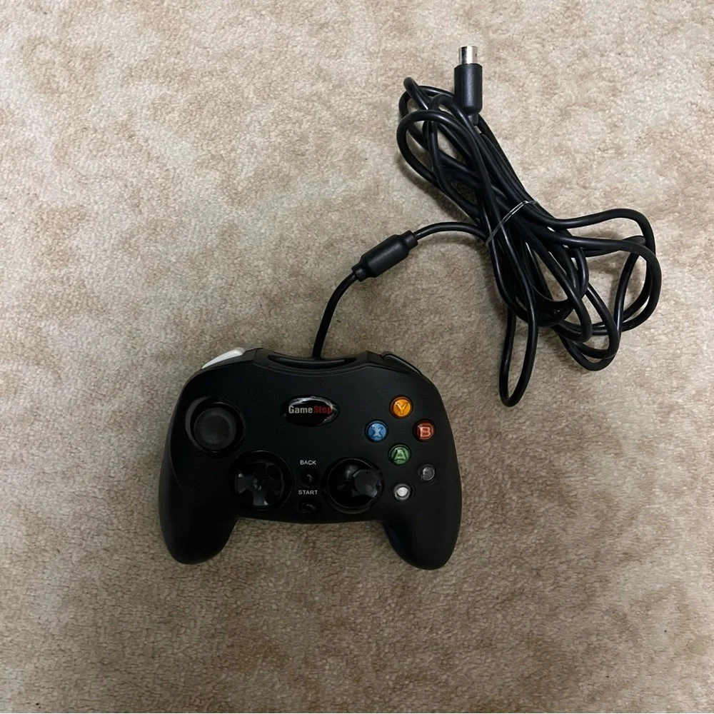GAME STOP - Corded Wired Controller For Xbox Black
